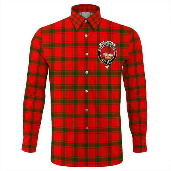 MacDonald of Sleat Tartan Classic Crest Long Sleeve Button Shirt