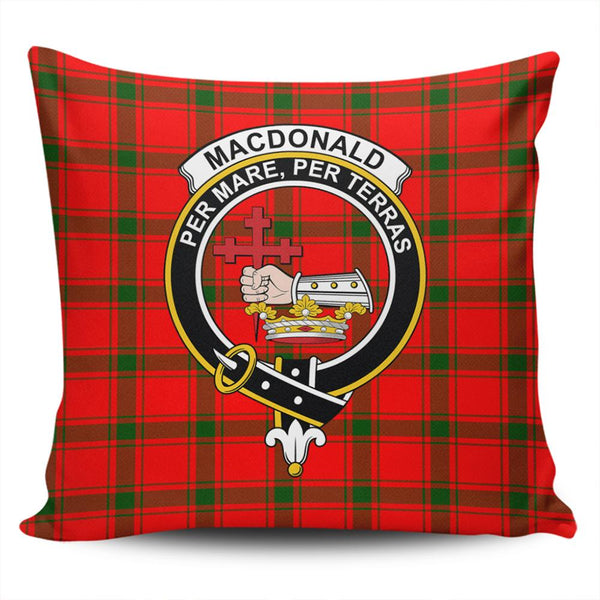 MacDonald of Sleat Tartan Classic Crest Pillow Cover