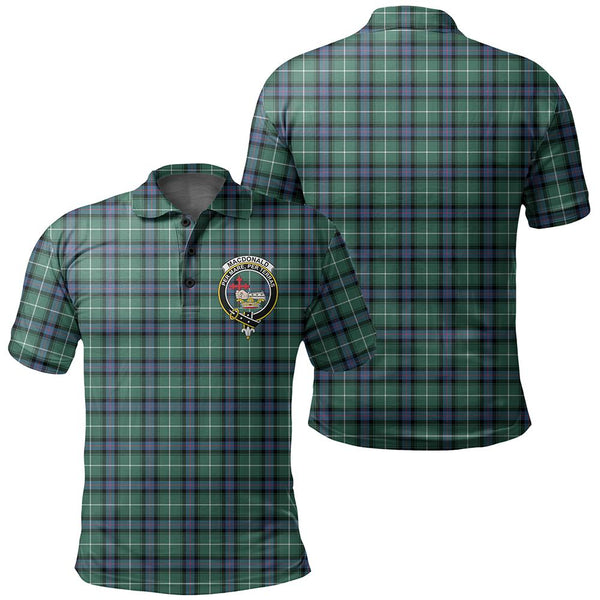 MacDonald of the Isles Hunting Ancient Tartan Classic Crest Polo Shirt