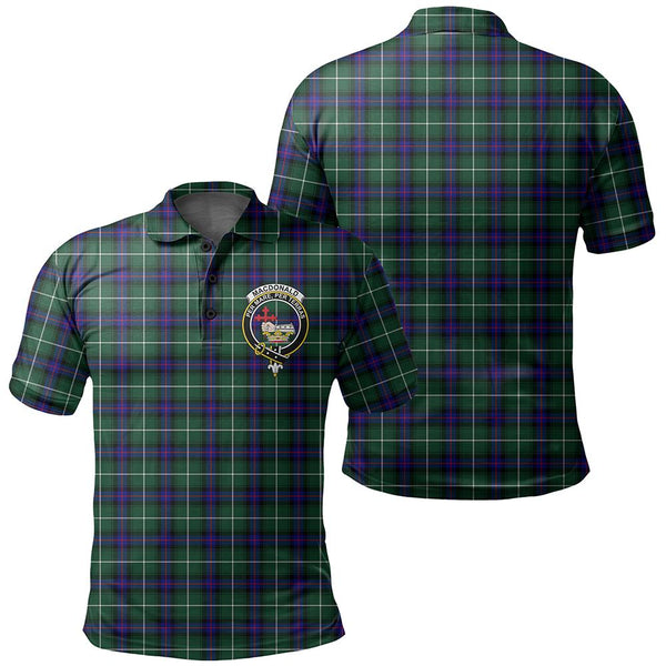 MacDonald of the Isles Hunting Modern Tartan Classic Crest Polo Shirt