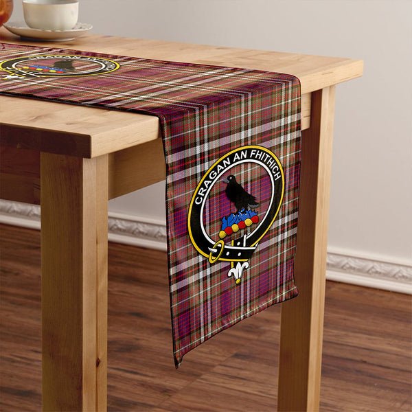 MacDonell of Glengarry Dress Modern Clan Badge Tartan Table Runner