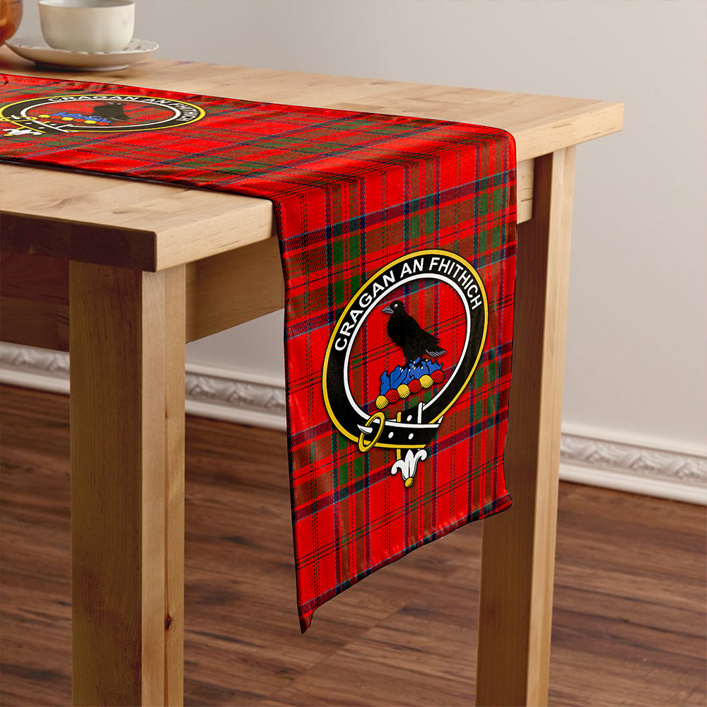 MacDonell of Keppoch Ancient Clan Badge Tartan Table Runner