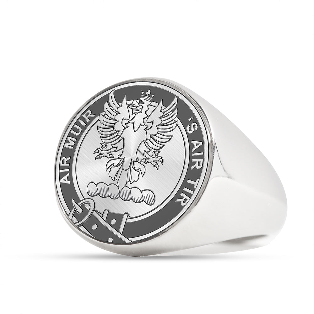 MacDonnell of Glengarry Clan Badge Engraved Signet Ring