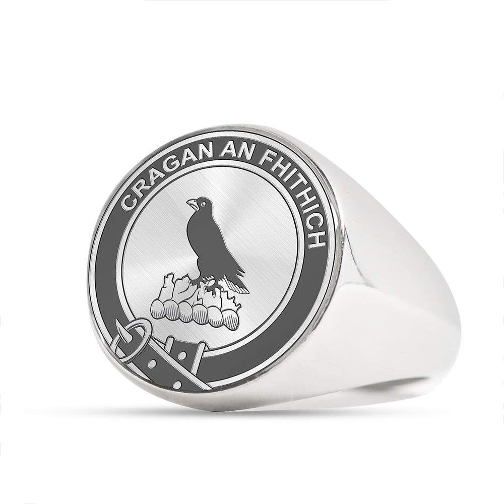 MacDonnell Clan Badge Engraved Signet Ring