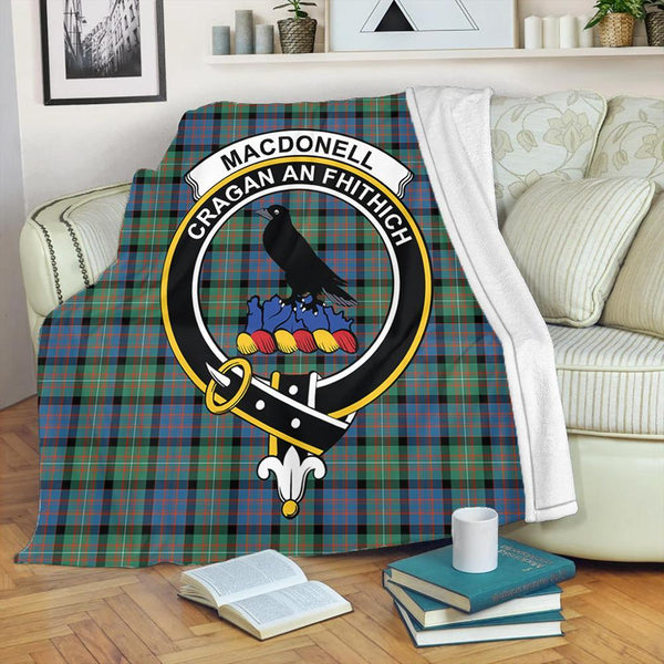 MacDonnell of Glengarry Ancient Tartan Crest Premium Blanket