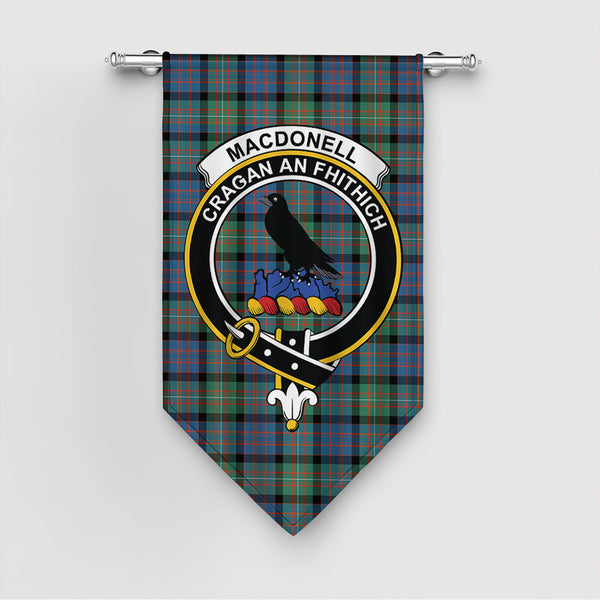 MacDonnell of Glengarry Ancient Tartan Classic Crest Gonfalon