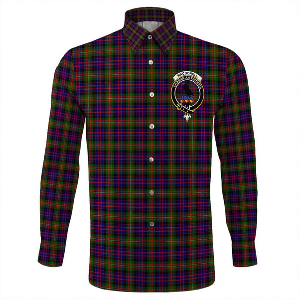 MacDonnell of Glengarry Modern Tartan Classic Crest Long Sleeve Button Shirt