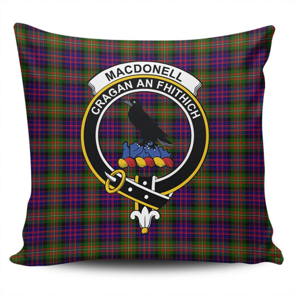 MacDonnell of Glengarry Modern Tartan Classic Crest Pillow Cover