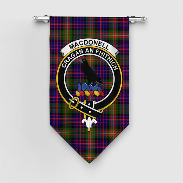 MacDonnell of Glengarry Modern Tartan Classic Crest Gonfalon