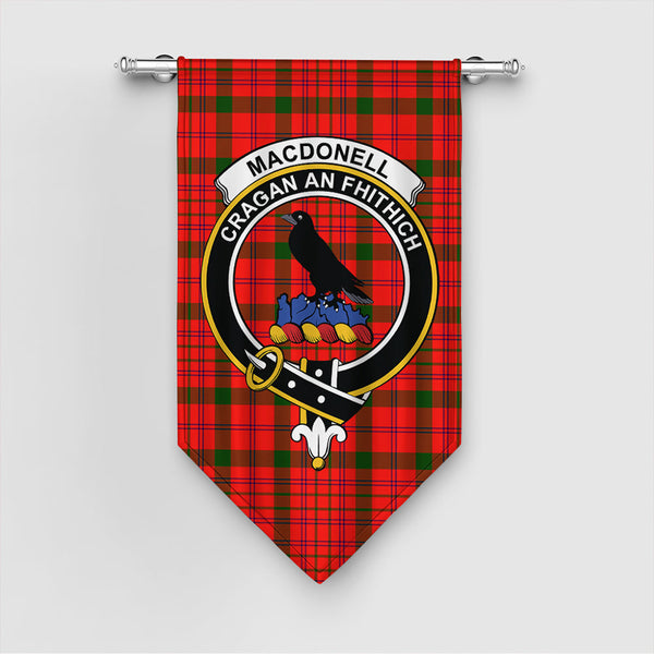 MacDonnell of Keppoch Modern Tartan Classic Crest Gonfalon