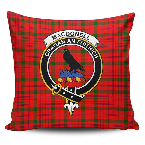 MacDonnell of Keppoch Modern Tartan Classic Crest Pillow Cover