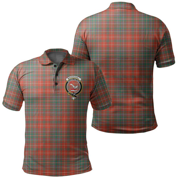 MacDougall Ancient Tartan Classic Crest Polo Shirt