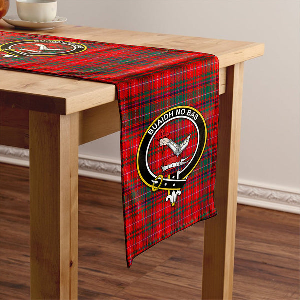 MacDougall Modern Clan Badge Tartan Table Runner