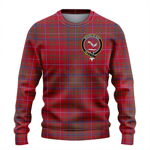 MacDougall Weathered Clan Badge Tartan Knitted Sweater