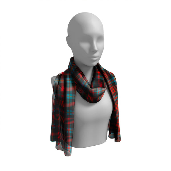 MacDougall William Ancient Tartan Classic Silk Habotai Long Scarf