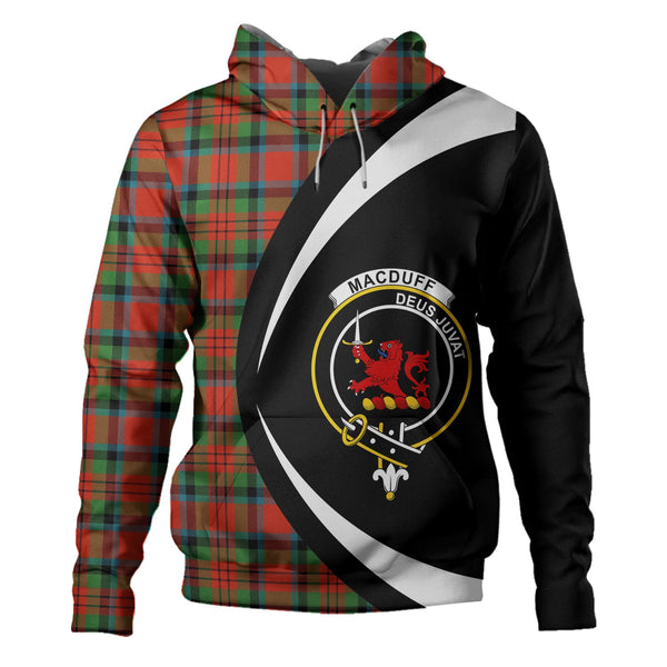 MacDuff Ancient Clan Badge Tartan Hoodie Circle Style