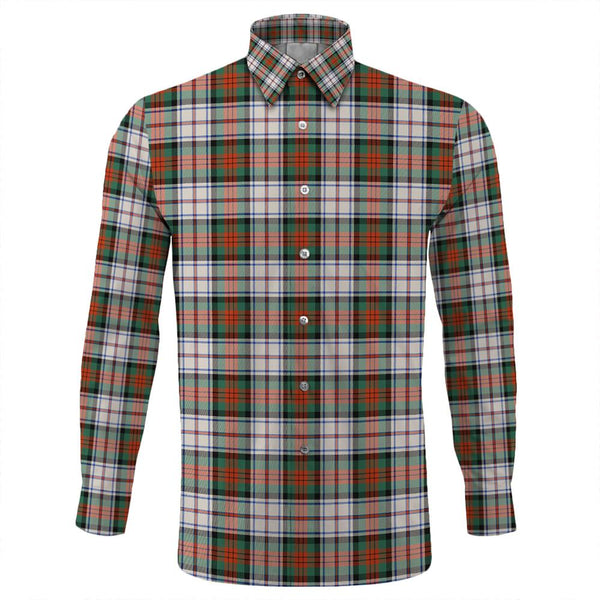 MacDuff Dress Ancient Tartan Classic Long Sleeve Button Shirt