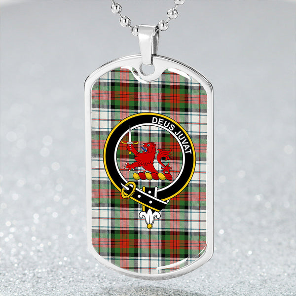 MacDuff Dress Ancient Clan Badge Classic Tartan Dog Tag Necklace