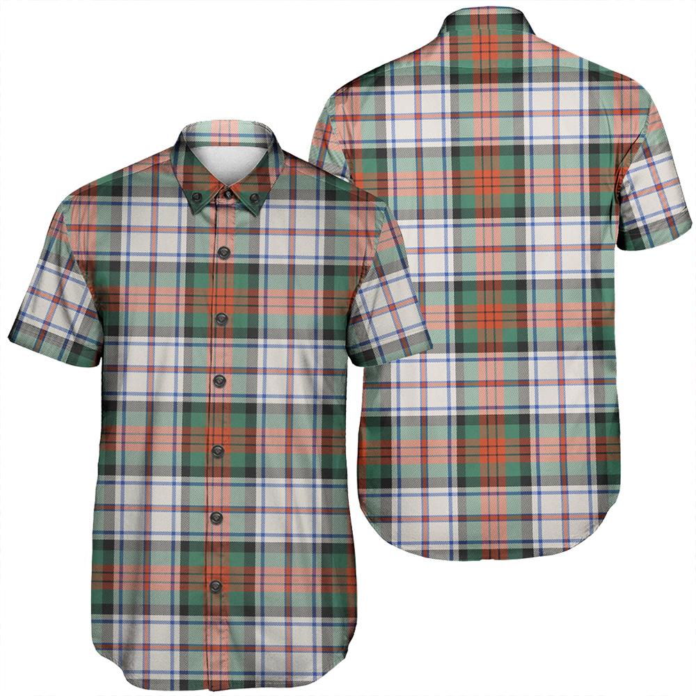 MacDuff Dress Ancient Tartan Classic Short Sleeve Shirt