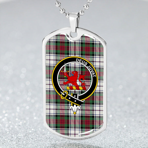 MacDuff Dress Modern Clan Badge Classic Tartan Dog Tag Necklace