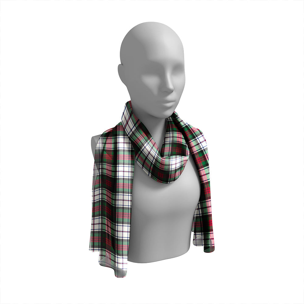 MacDuff Dress Modern Tartan Classic Silk Habotai Long Scarf