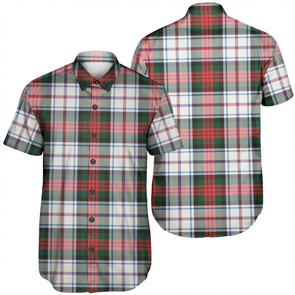 MacDuff Dress Modern Tartan Classic Short Sleeve Shirt