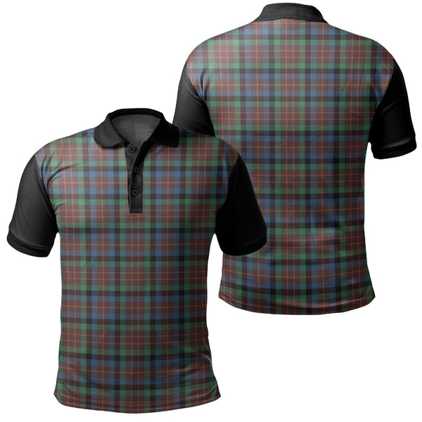 MacDuff Hunting Ancient Tartan Classic Polo Shirt Black Neck 1 Style