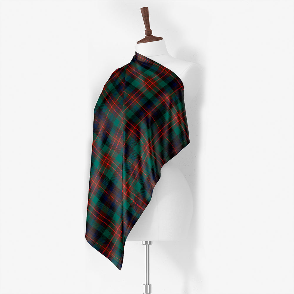 MacDuff Hunting Modern Tartan Classic Silk Habotai Square Scarf