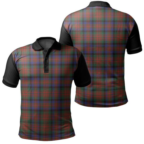 MacDuff Hunting Modern Tartan Classic Polo Shirt Black Neck 1 Style