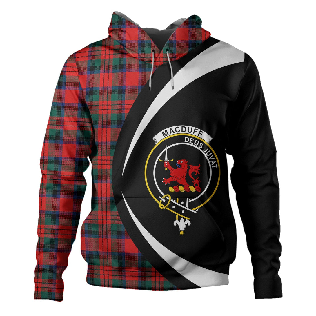 MacDuff Modern Clan Badge Tartan Hoodie Circle Style