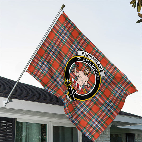 MacFarlane Ancient Classic Crest House Flag