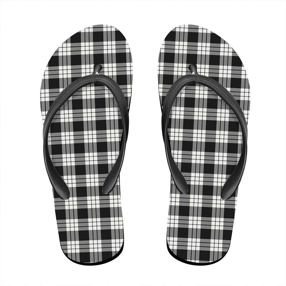 MacFarlane Black & White Tartan Classic Flip Flop