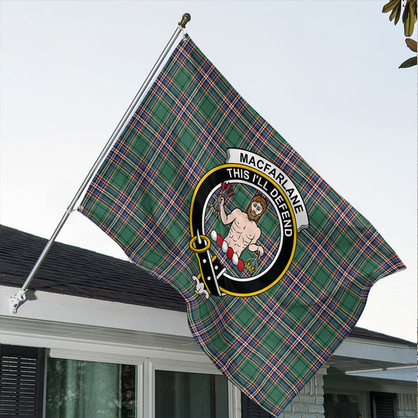 MacFarlane Hunting Ancient Classic Crest House Flag