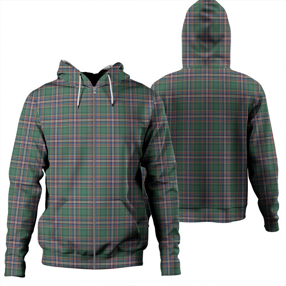 MacFarlane Hunting Ancient Tartan Classic Zipper Hoodie