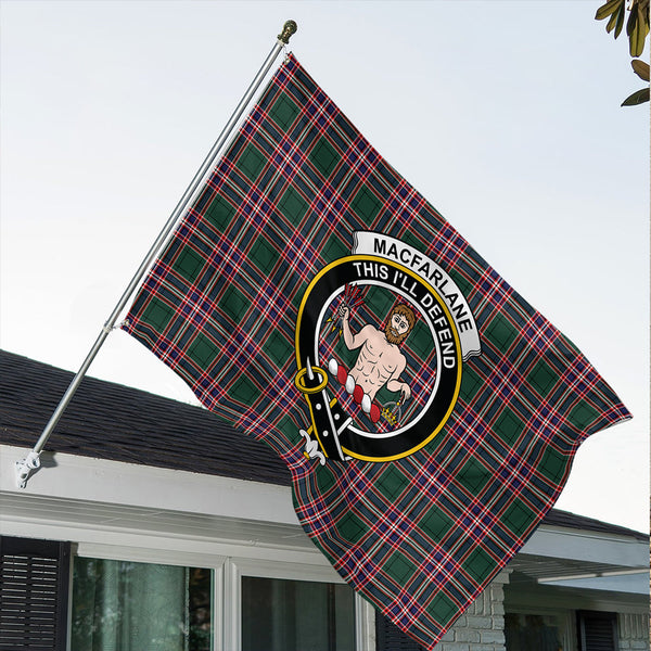 MacFarlane Hunting Modern Classic Crest House Flag