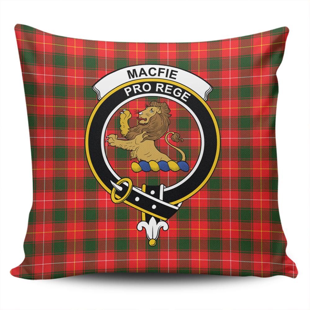 MacFie Tartan Classic Crest Pillow Cover