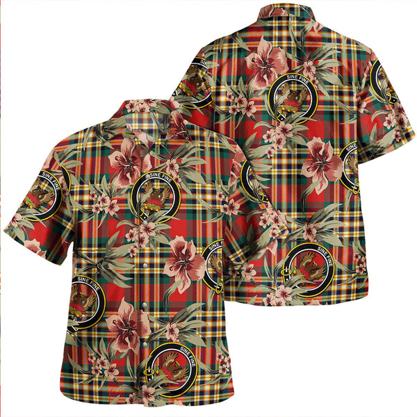 MacGill Modern Clan Badge Tartan Aloha Hawaiian Shirt Tropical Old Style