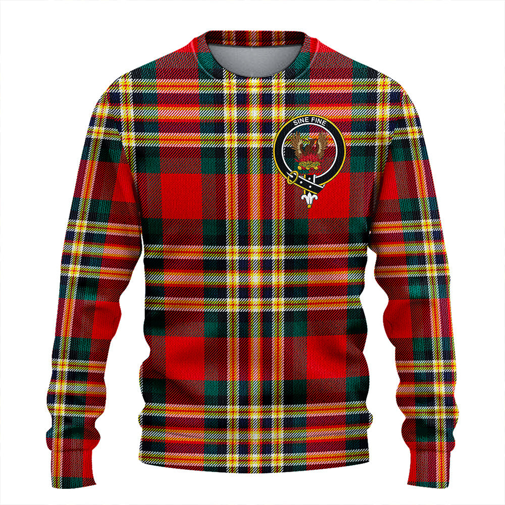 MacGill Modern Clan Badge Tartan Knitted Sweater