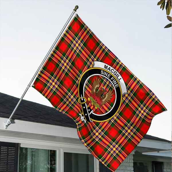 MacGill Modern Classic Crest House Flag