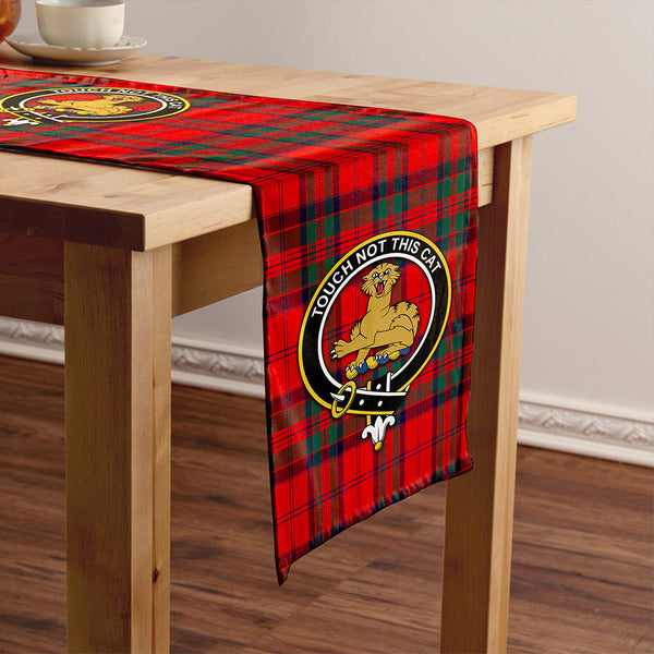 MacGillivray Modern Clan Badge Tartan Table Runner