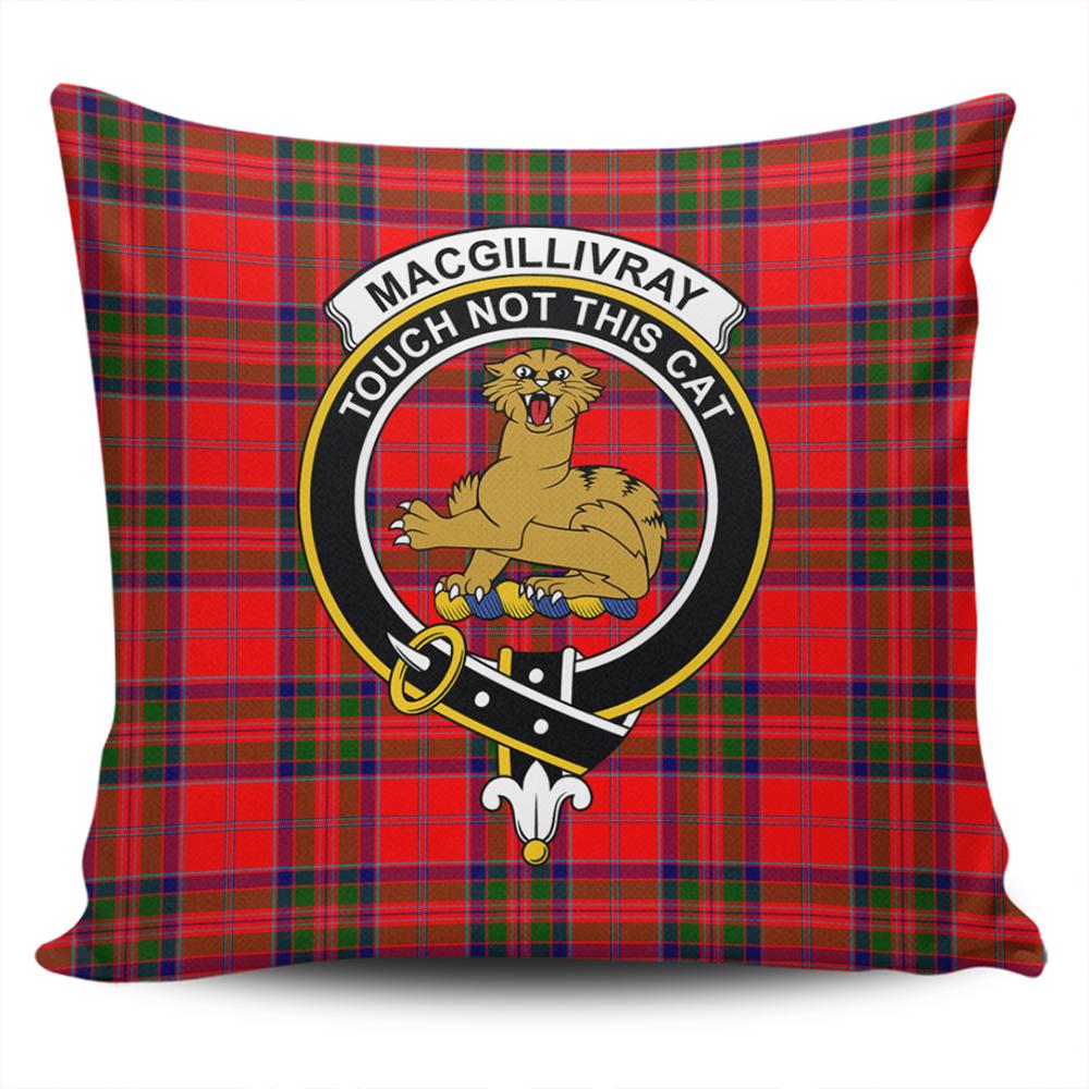 MacGillivray Modern Tartan Classic Crest Pillow Cover