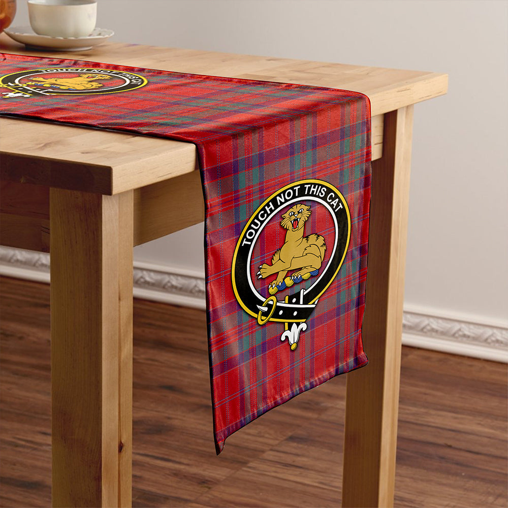 MacGillivray Weathered Clan Badge Tartan Table Runner