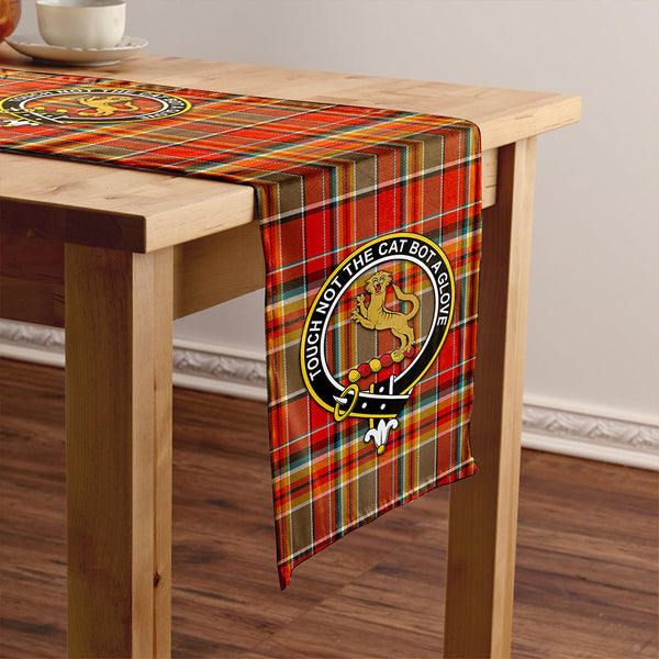 MacGlashan Ancient Clan Badge Tartan Table Runner