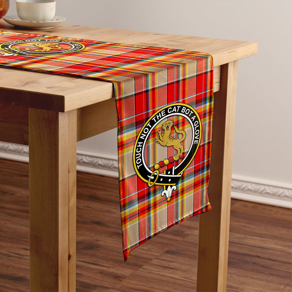 MacGlashan Modern Clan Badge Tartan Table Runner