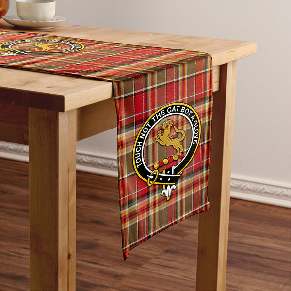 MacGlashan Weathered Clan Badge Tartan Table Runner