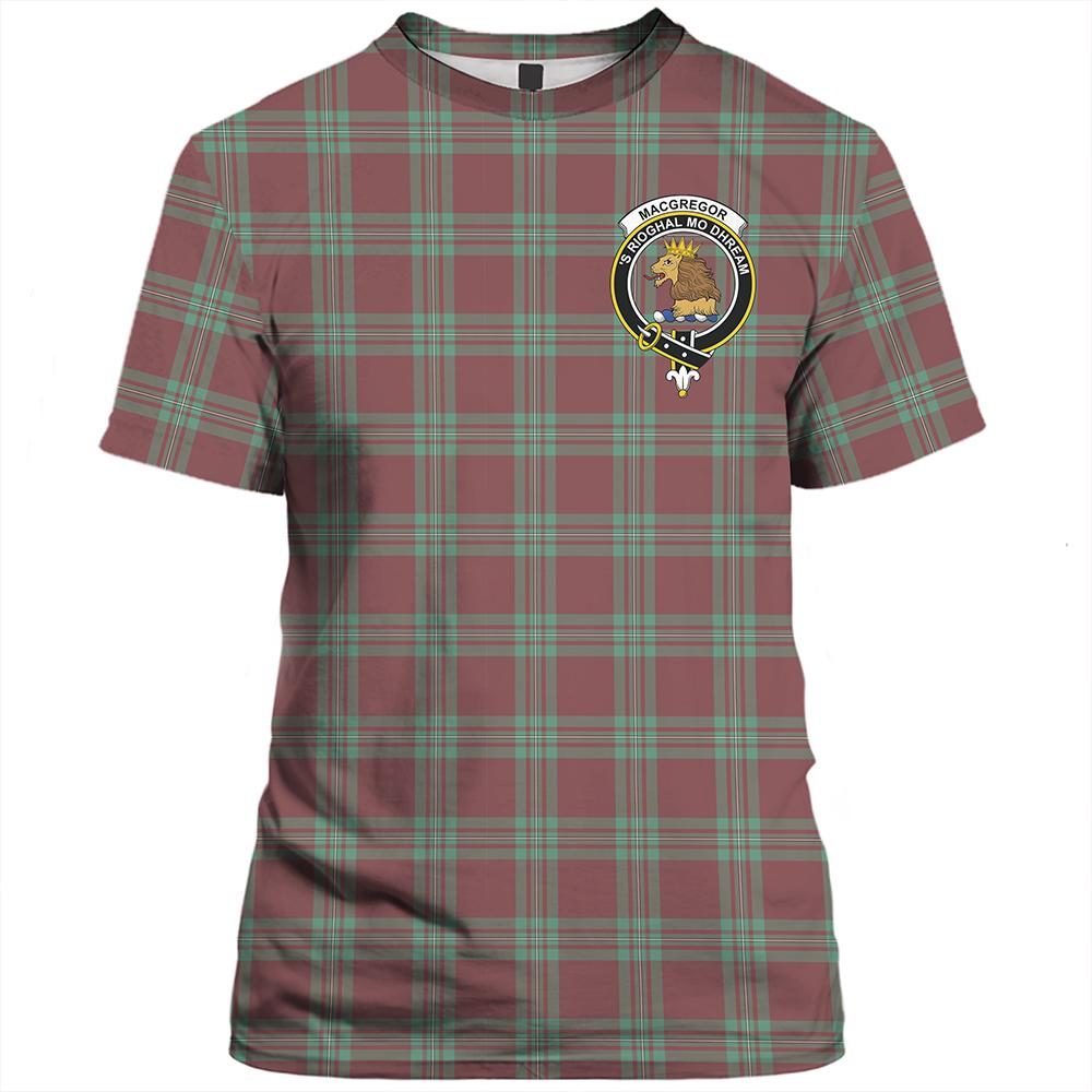 MacGregor Hunting Ancient Tartan Classic Crest T-Shirt