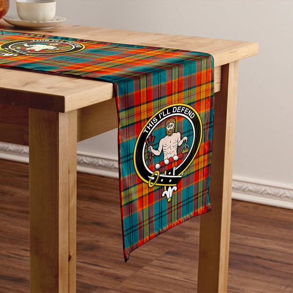 MacGurk Ancient Clan Badge Tartan Table Runner