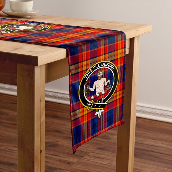 MacGurk Modern Clan Badge Tartan Table Runner