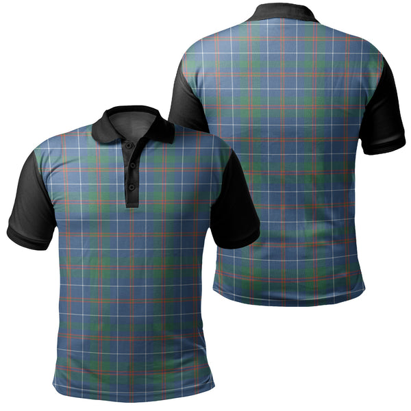 MacHardy Ancient Tartan Classic Polo Shirt Black Neck 1 Style