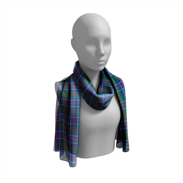 MacHardy Modern Tartan Classic Silk Habotai Long Scarf